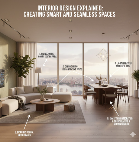 Interior Design Explained: Creating Smart and Seamless Spaces