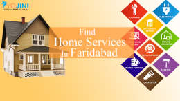 Home Services in Faridabad