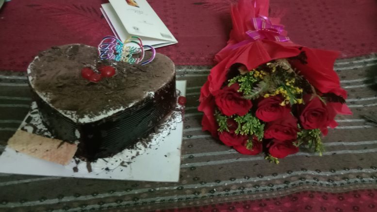 cakes and flowers