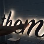 Backlit sign boards