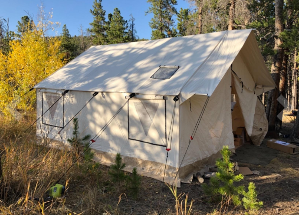 canvas wall tent