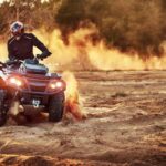 Riding a UTV