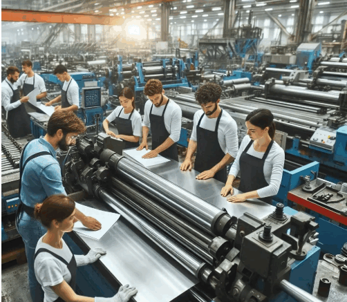 Automatic Plate Rolling Machine