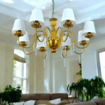 vintage gold ceiling lights