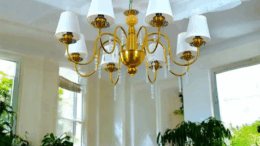 vintage gold ceiling lights